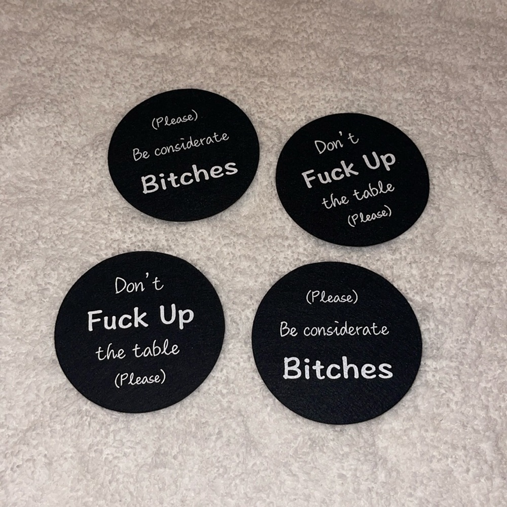 Coasters new funny great stocking stuffers